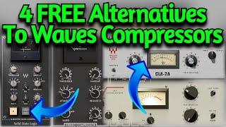 4 FREE Vst Plugin Alternatives To Waves Audio Compressors (CLA 2A, CLA 76, Dbx160, SSL G Master Bus)