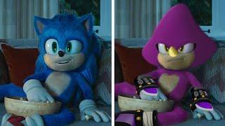 SONIC Movie 2 OLD Design VS NEW Design (ESPIO VS SONIC)