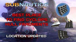 Where to find cyclops hull fragments subnautica