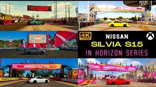 Nissan Silvia S15 Comparison in Forza Horizon games | Attention to Details | XSX | 4K