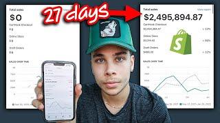 I Got Rich in 27 days (Shopify Dropshipping)