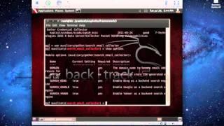 Backtrack 5 - Email Collector