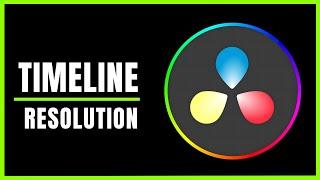 How to Change Timeline Resolution in Davinci Resolve 19