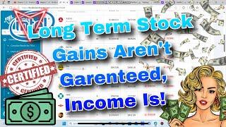 Invest For Monthly INCOME & Predictable Returns & HOW Long term Stocks Don't always Appreciate