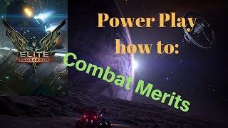 Elite Dangerous Power Play how to Combat Merits