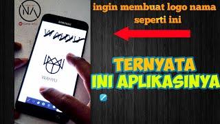 cara membuat logo nama di android || sini aku kasih tau Aplikasi nya 