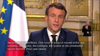 Coronavirus pandemic: From Monday all schools in France will be closed,  Emmanuel Macron announces