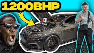 1200BHP VW GOLF R GOES INSANE @ MDL LINK UP!