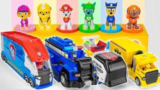 Paw Patrol toys unboxing ASMR | Mighty Movie | Rescue Wheels | Paw Patrol Police Cruiser