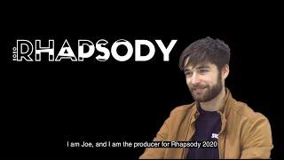 PiTV x Rhapsody 2020 – meet the Producer (Joe)