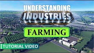 Cities: Skylines | Understanding Industries DLC - Farming | Visualized Supply Chain