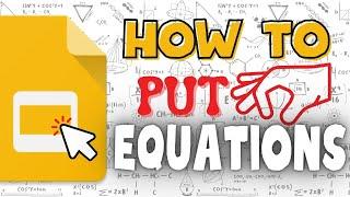 How to Put Equations on Google Slides (Special Characters)