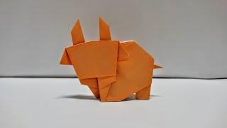 Origami Cow Easy - How To Make a paper Cow Easy - Easy Origami