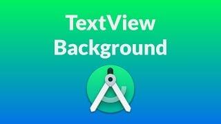 Android Studio Design - TextView  background transparency