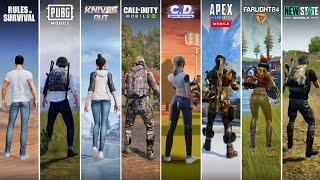 New State Mobile VS Farlight 84 VS Apex Legends M VS C.D VS COD Mobile VS Knives Out VS PUBGM VS RoS