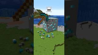 Minecraft Block House Build Battle - Noob vs Pro vs Hacker vs God #shorts #minecraft