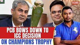 PCB bows down to ICC decision on Champions Trophy.