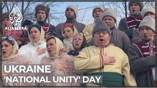 Ukraine holds national unity day amid Russian invasion fears