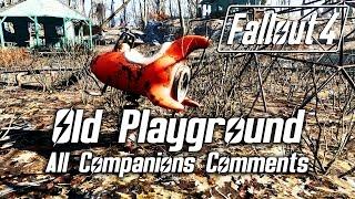 Fallout 4 - Old Playground - All Companions Comments