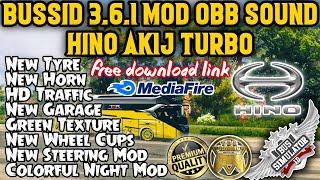 Bussid 3.6.1 Mod OBB Sound Hino Ak1J Turbo | Bussid 3.6.1 Green Textur Mod OBB | TBR Gaming Official