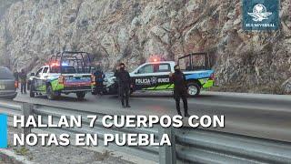 Cuerpos hallados en Puebla tenían escrito el motivo de muerte