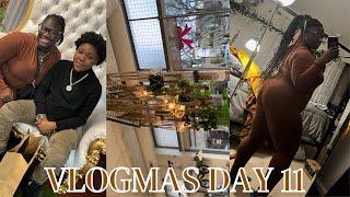 Vlogmas day 11| Baby Shower Tingz, 1st ever hockey game| Krissyspeaks