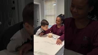 Brother's Epic Fail Ruining Sister's Birthday Video #shortsfeed #funny #shorts #birthday #short