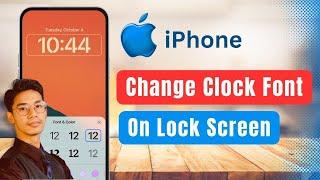 How to Change Clock Font on iPhone Lock Screen !