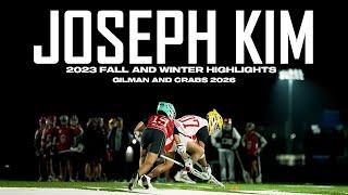 Joseph Kim 2023 Fall/Winter Highlights┃Crabs, Gilman '26