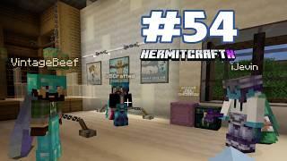 Secret meeting with VintageBeef, xBCrafted, and iJevin! — HermitCraft 10: ep 54