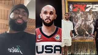 Jaylen Brown Reacts to USA Snub & NBA 2K25 Cover!