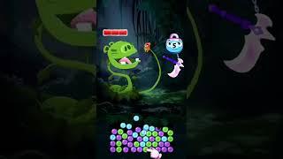 Angry Birds game ads '15' Carnivore Pig Plant Dark Environment