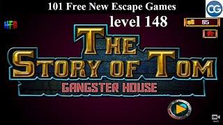101 Free New Escape Games level 148- The Story of Tom  GANGSTER HOUSE - Complete Game