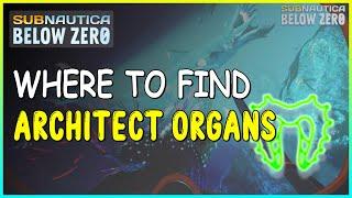WHERE TO FIND ARCHITECT COMPONENT ORGANS IN SUBNAUTICA BELOW ZERO