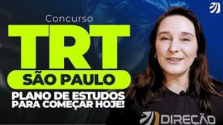 CONCURSO TRT SP (TRT 2): PLANO DE ESTUDOS PARA COMEÇAR HOJE (Milena Ranzini)