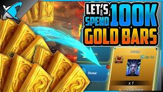 Spending "100K GOLD BARS" | MY Bazaar Monthly Buying Guide | RAID: Shadow Legends