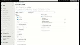 Entra ID: Diagnostic Settings (Azure AD)