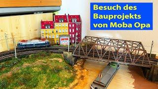 Maerklin model railroad under construction: Along the Lower Rhine to Duisburg (Engl. subs)