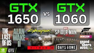 GTX 1650 vs GTX 1060 Tested in 15 Games (2024) | 1080p