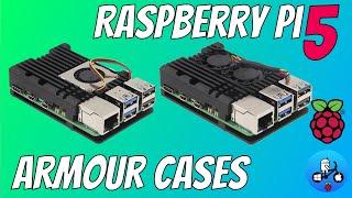 Armour fan cases for Raspberry Pi 5. Geekworm