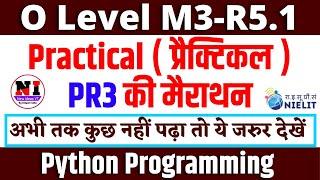 O Level Python(M3-R5.1) Practical Marathon | O Level Practical Class python 2024 pr3 practical