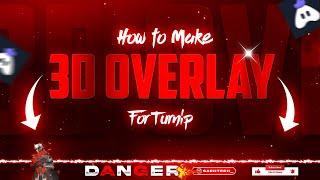 How To Make 3D Animated Overlay for Turnip | How to Add Animated Overlay in Turnip | Turnip Overlay