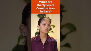 What are the Types of Constructors in Java? | Java Placement Question | #shorts #kiransir