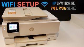 HP Envy Inspire 7900, 7900e WiFi Setup, Connect To Router.