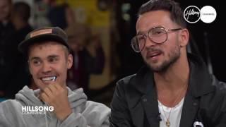 Justin Bieber, Carl Lentz, Rich Wilkerson & Chad Veach interview at Hillsong Con