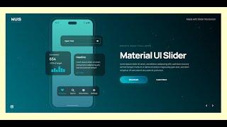 Make Material UI Slider Just in 3 Minutes || Slider Revolution 6