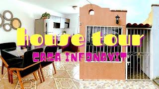 tour por mi casa de infonavit / house tour  casa de 4 x 11 metros