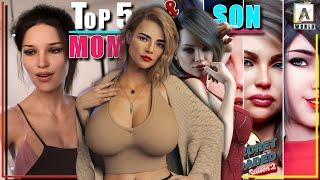 Top 5 adult games  || MOM AND SON ( part -2 ) || A WORLD.