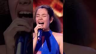 Carina Veghiu received golden buzzer from Romania got talent #romania #agt #gottalent #goldenbuzzer