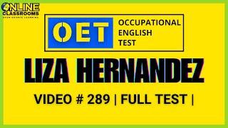 OET listening test | Liza Hernandez  | OET 2.0 Online Classroom